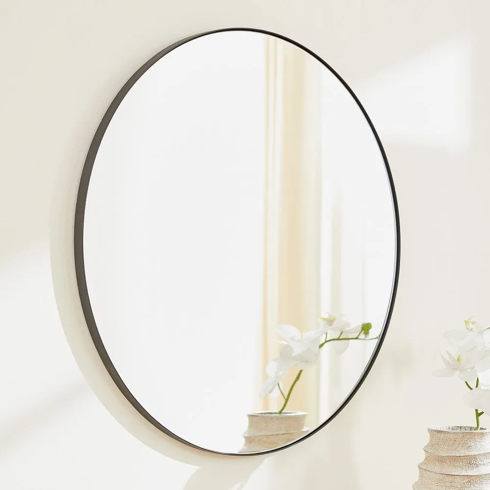 30" ROUND MIRROR- MATTE BLACK