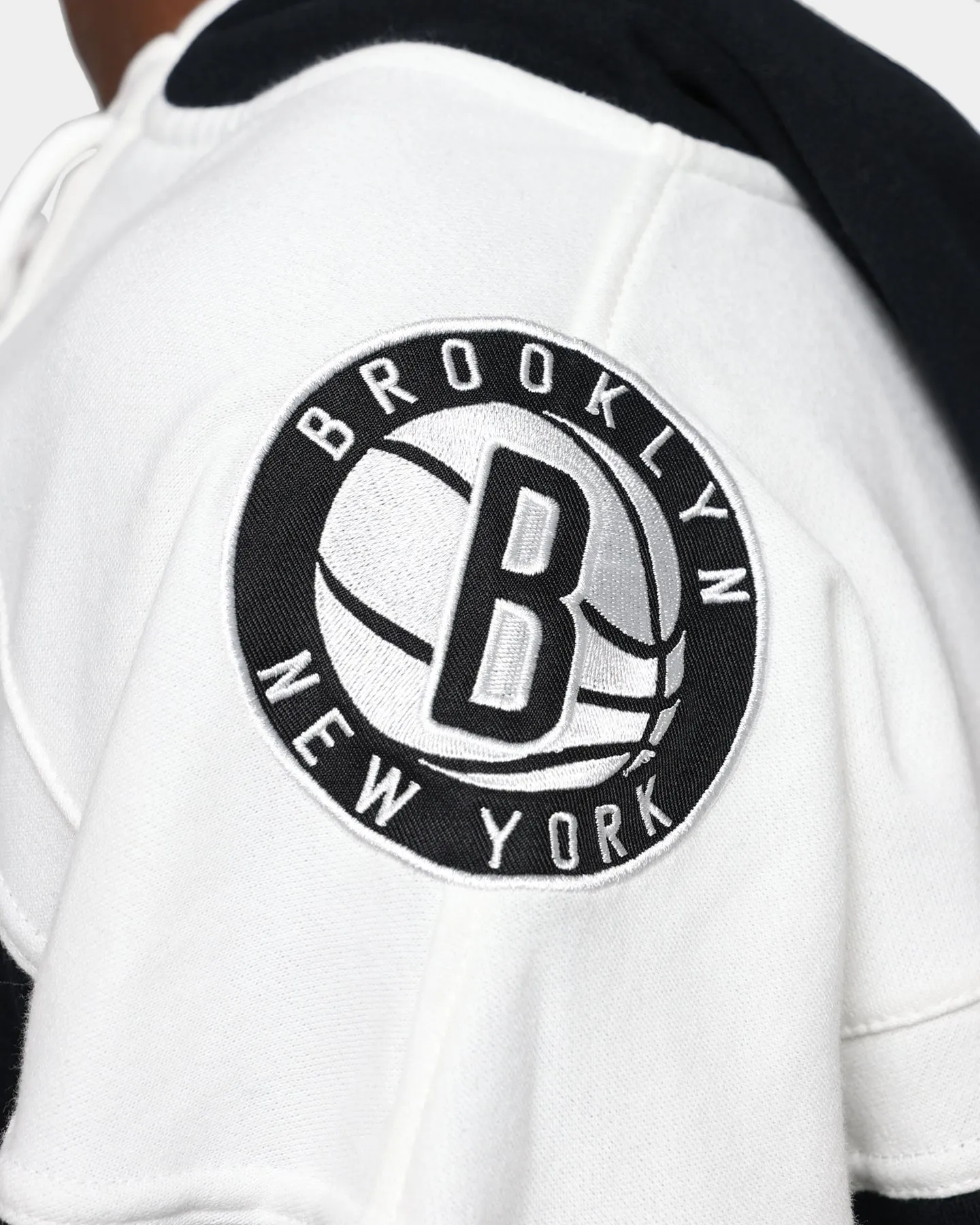 47 Brand Brooklyn Nets Superior Lacer Hoodie Jet Black