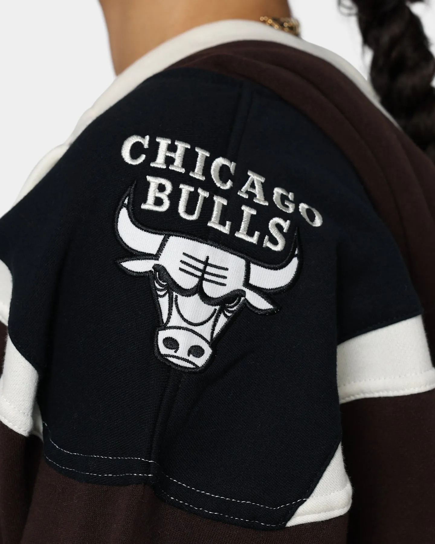 47 Brand Chicago Bulls Superior Lacer Hoodie Brown