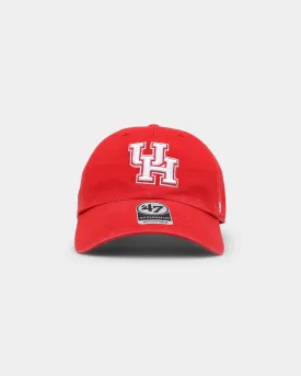 47 Brand Houston Cougars '47 Clean Up Strapback Red