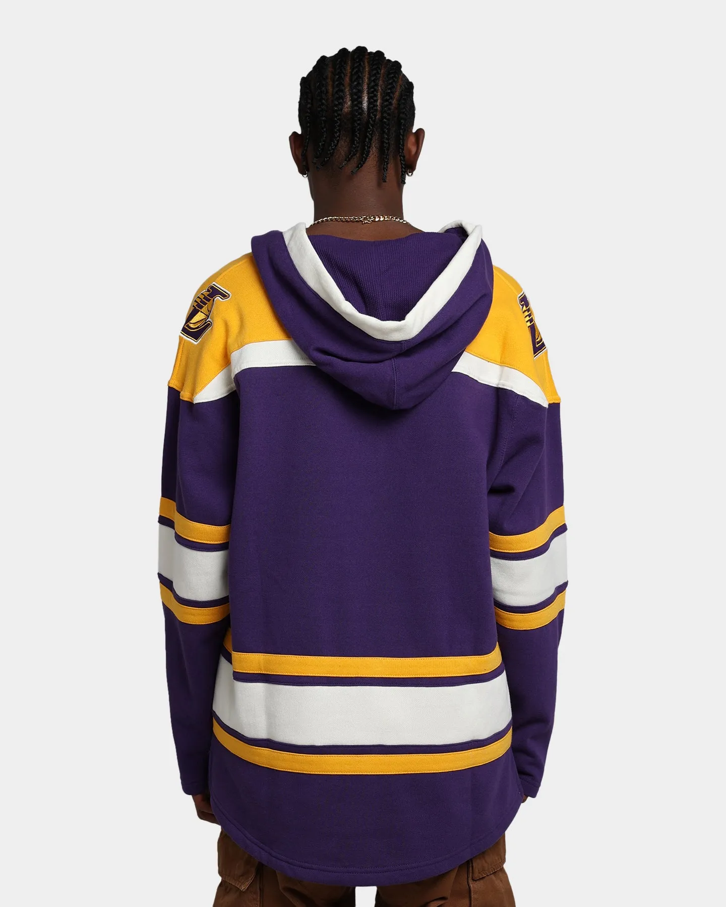 47 Brand Los Angeles Lakers Superior Lacer Hoodie Purple