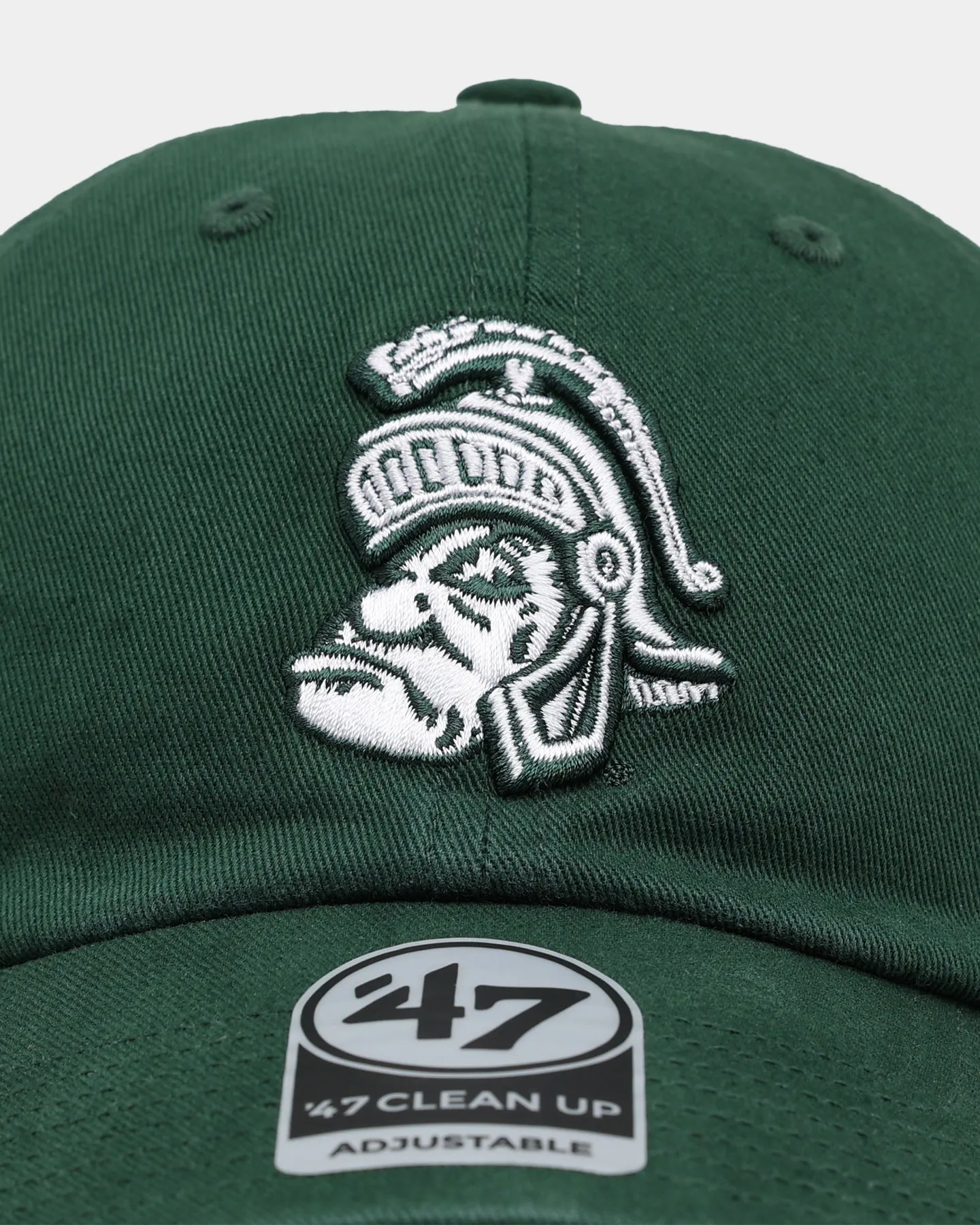 47 Brand Michigan State Spartans '47 Clean Up Strapback Dark Green