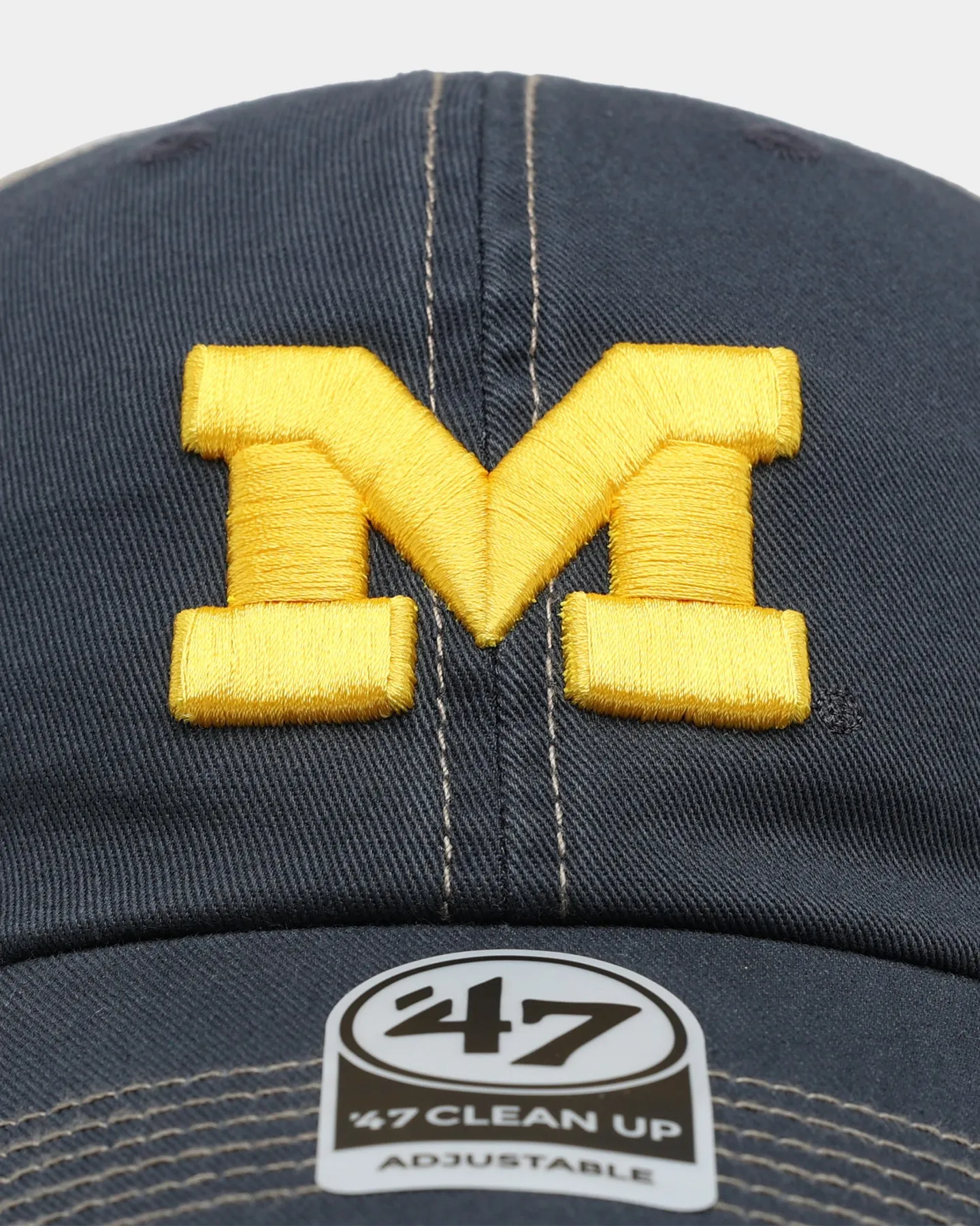 47 Brand Michigan Wolverines Trawler '47 Clean Up Strapback Vintage Navy