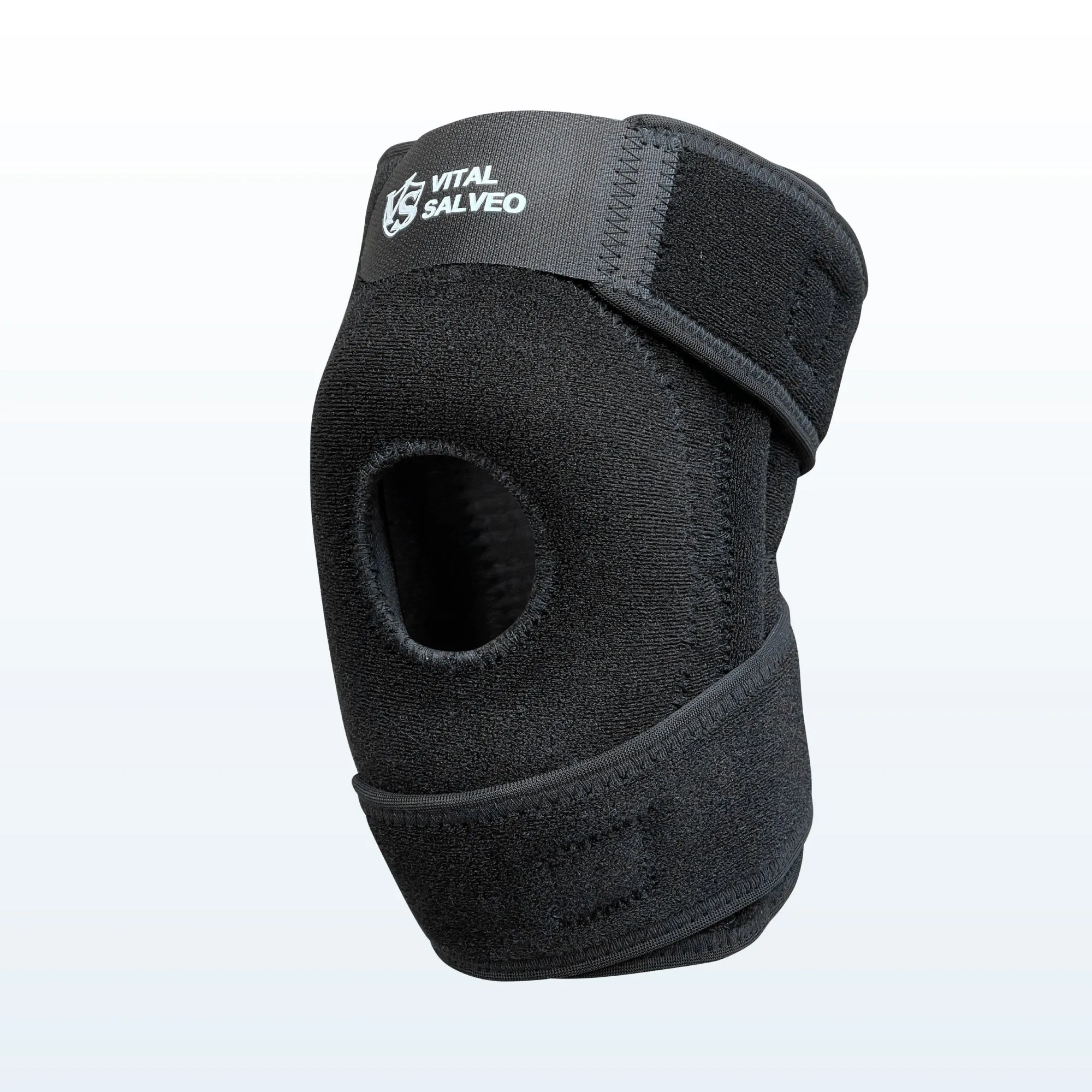 7.5" Adjustable Strengthen Open Patella Knee Support/S-Pro Pad