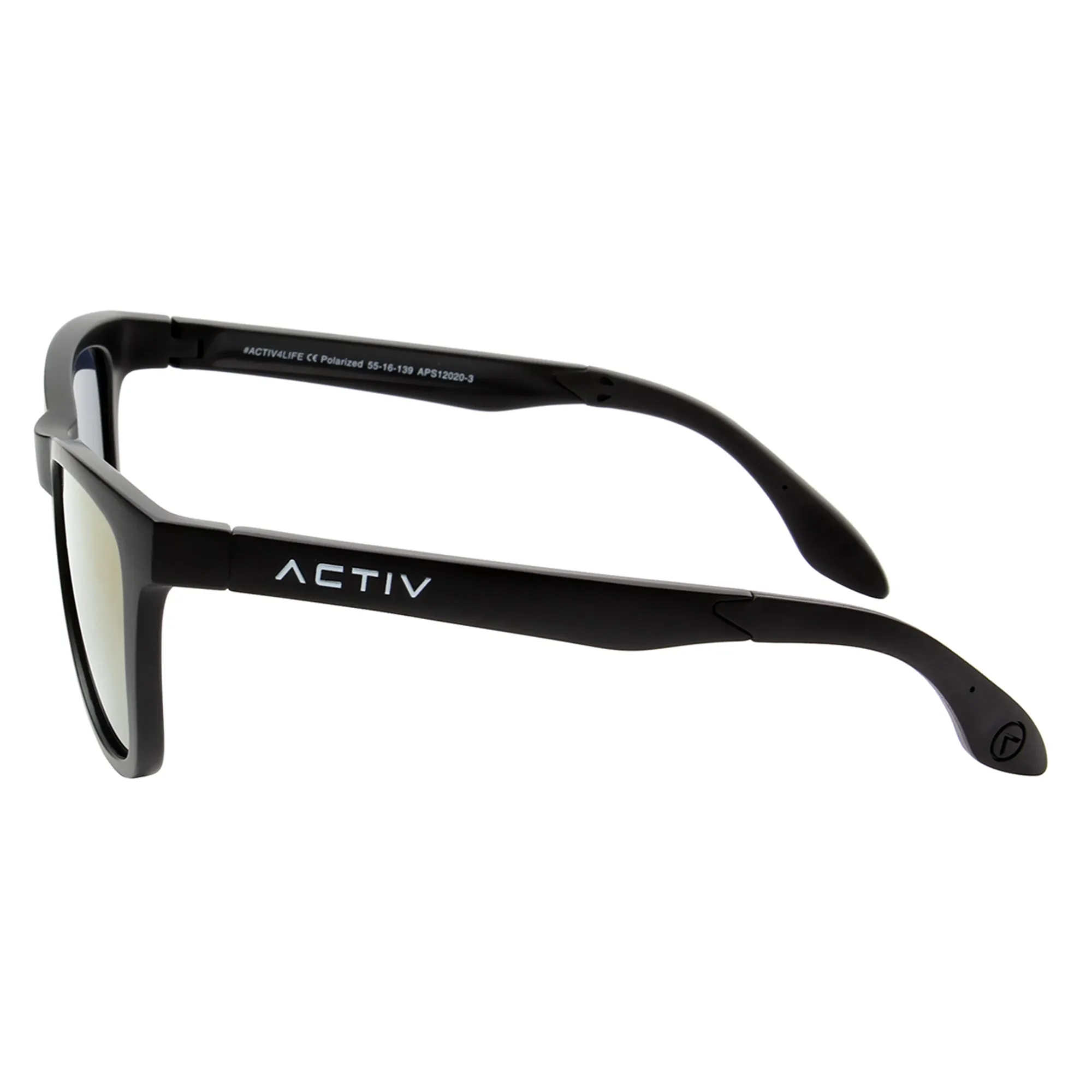 ACTIV - One - Matte Black with Gold Lens