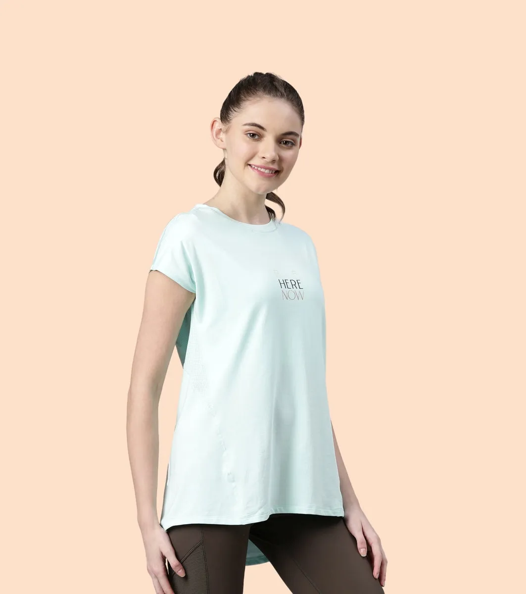 Active Stay Fresh Tee | Dry Fit Cotton Spandex Workout Tee