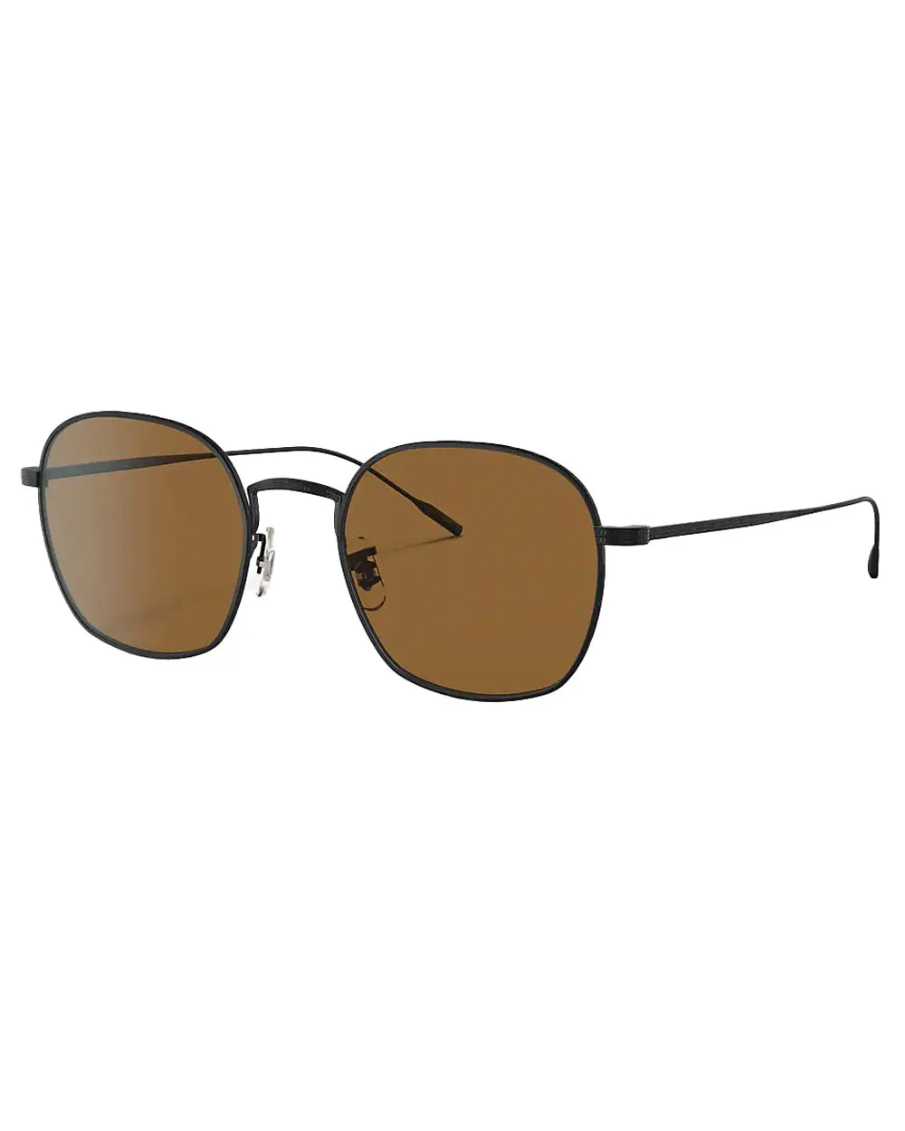 Ades Matte Black Brown Lens Sunglasses