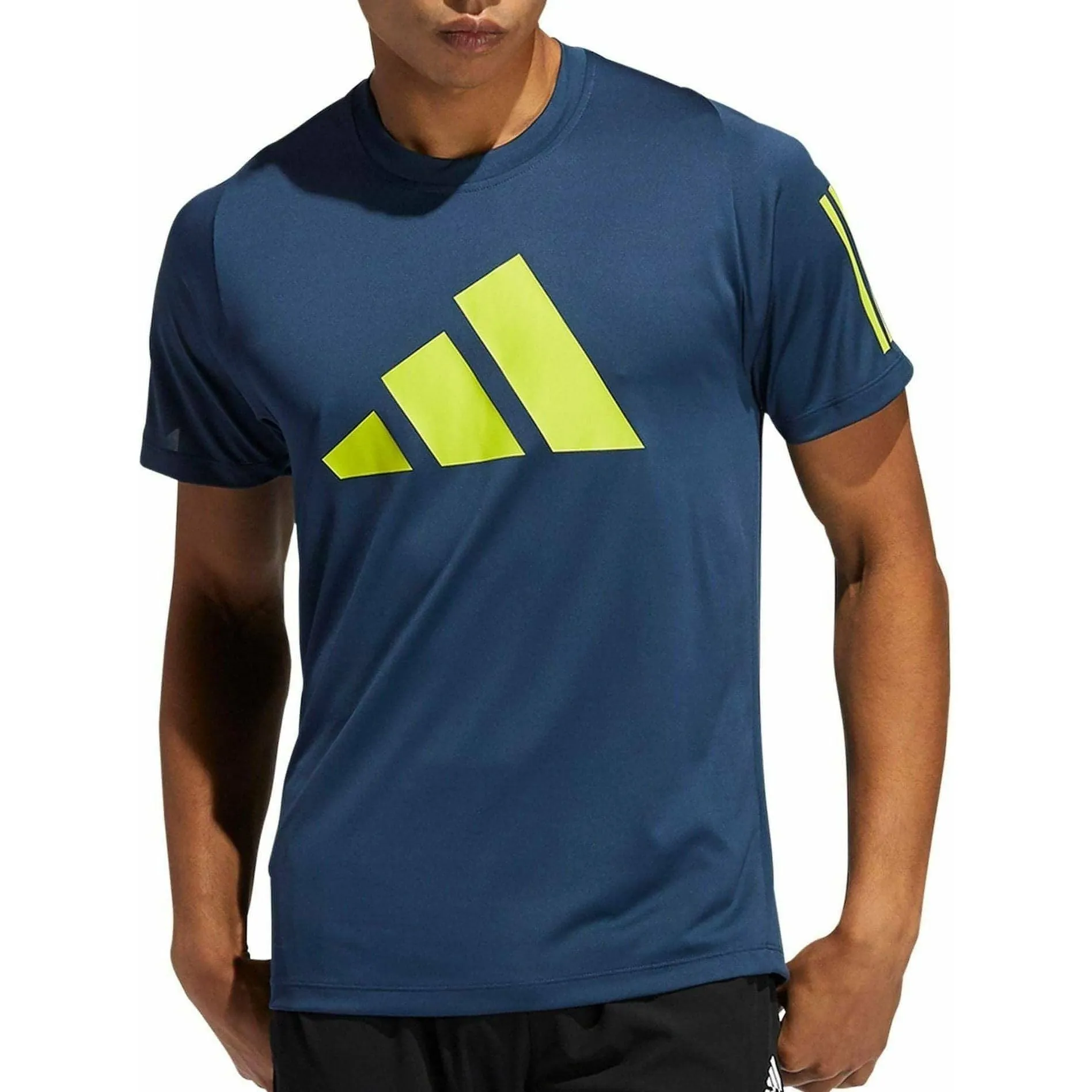 adidas FreeLift Short Sleeve Mens Training Top - Blue