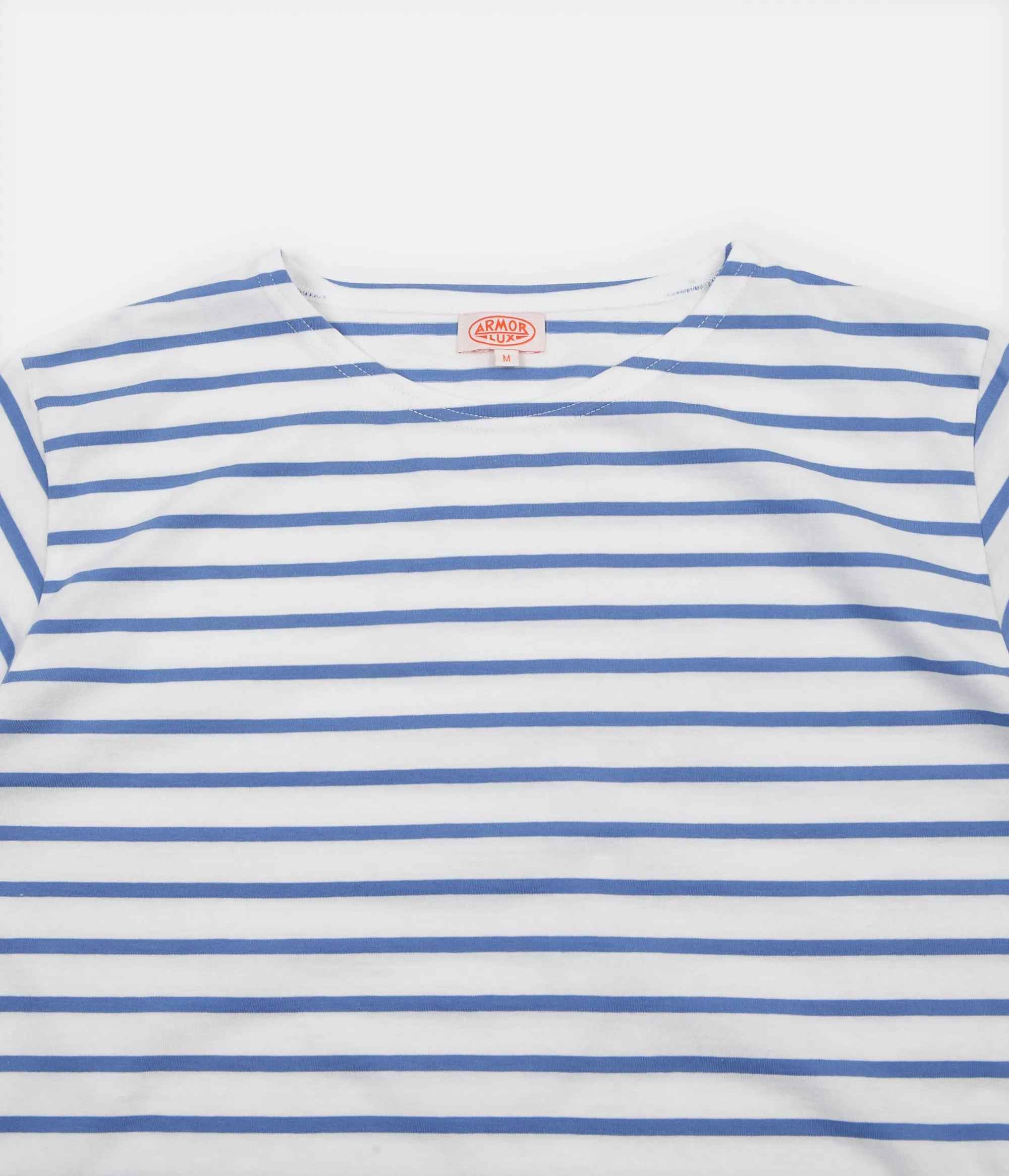 Armor Lux Breton Sailor Striped T-Shirt - Milk / Blue