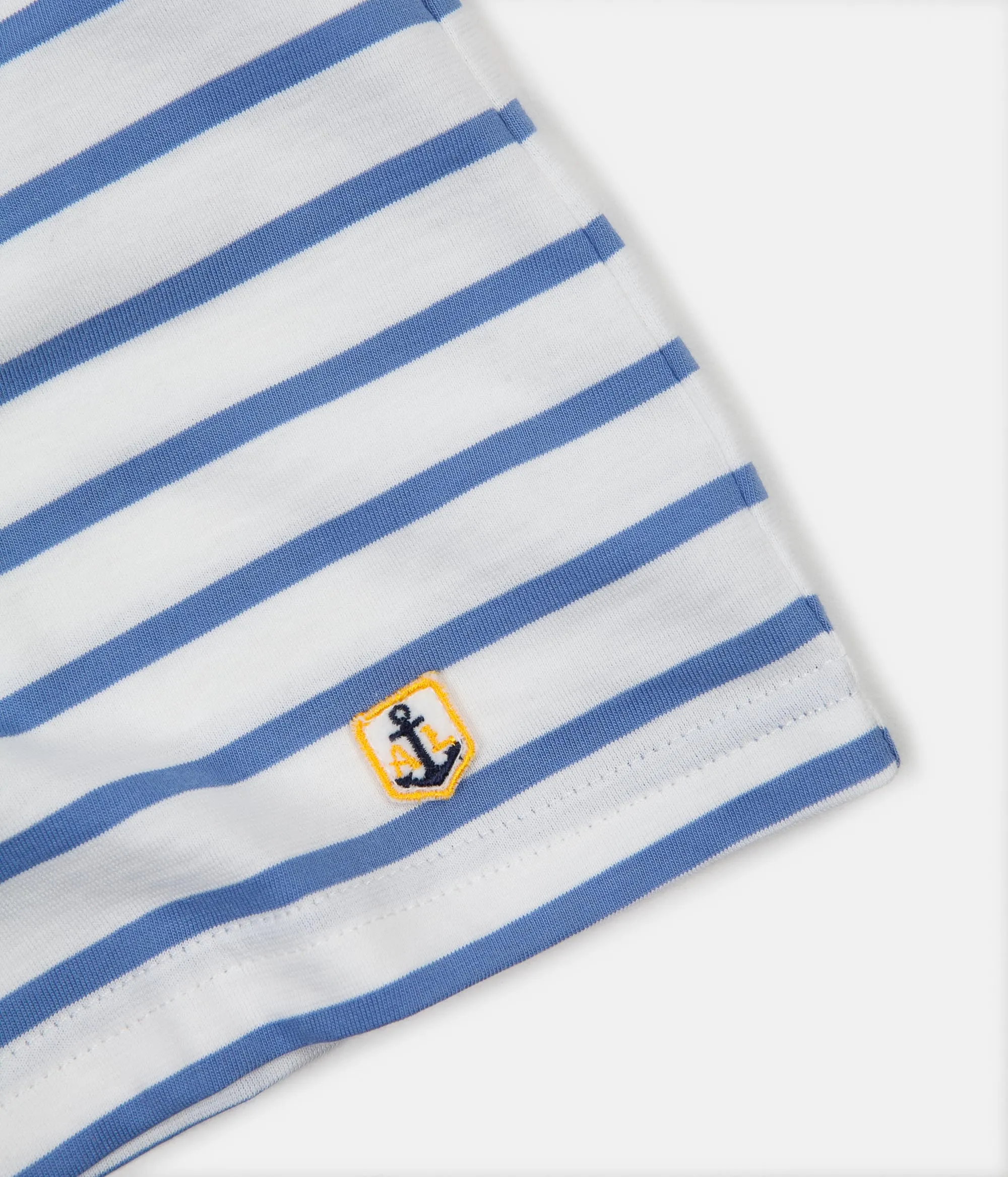 Armor Lux Breton Sailor Striped T-Shirt - Milk / Blue