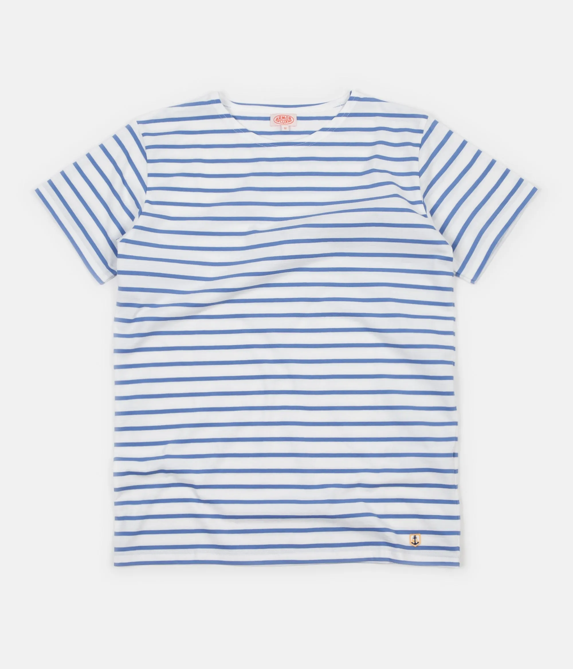 Armor Lux Breton Sailor Striped T-Shirt - Milk / Blue