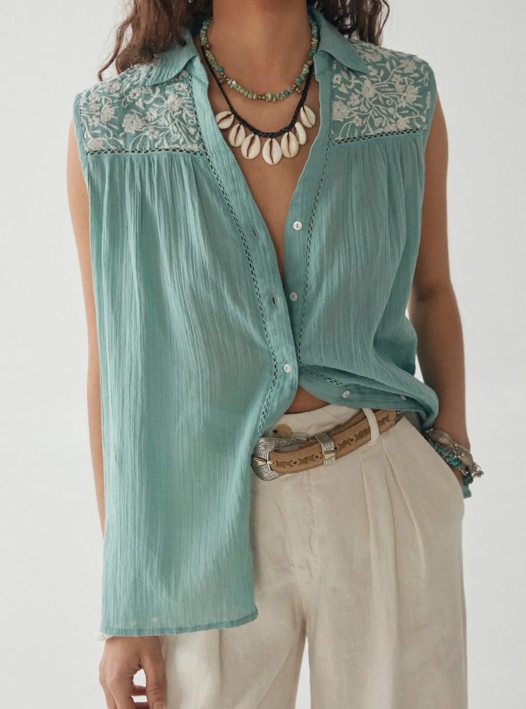 Aroa Blouse Mint