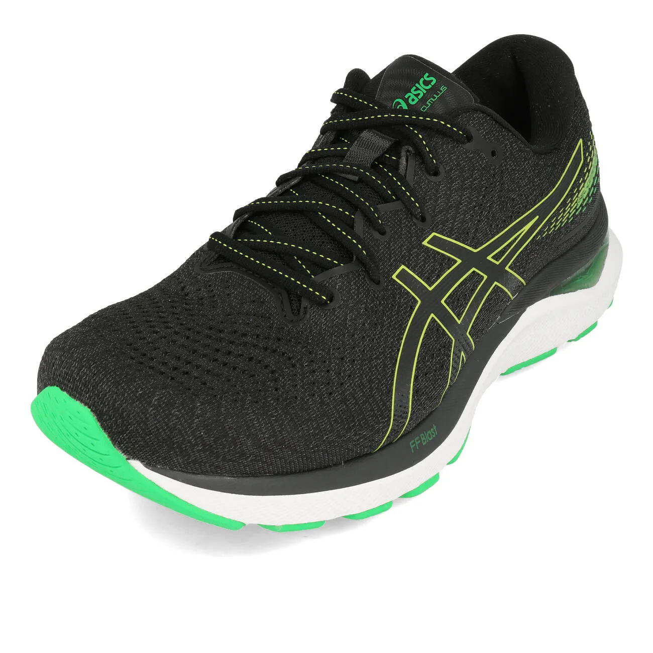 Asics Gel-Cumulus 24 Herren Black Lime Zest