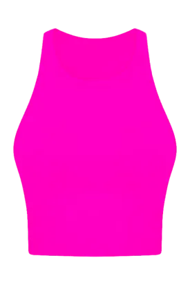 Athena Fuchsia Crop Top