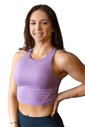 Athena Majestic Purple Crop Top