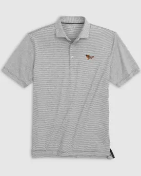 Baltimore Orioles Lyndonn Striped Jersey Performance Polo - Cooperstown Logo