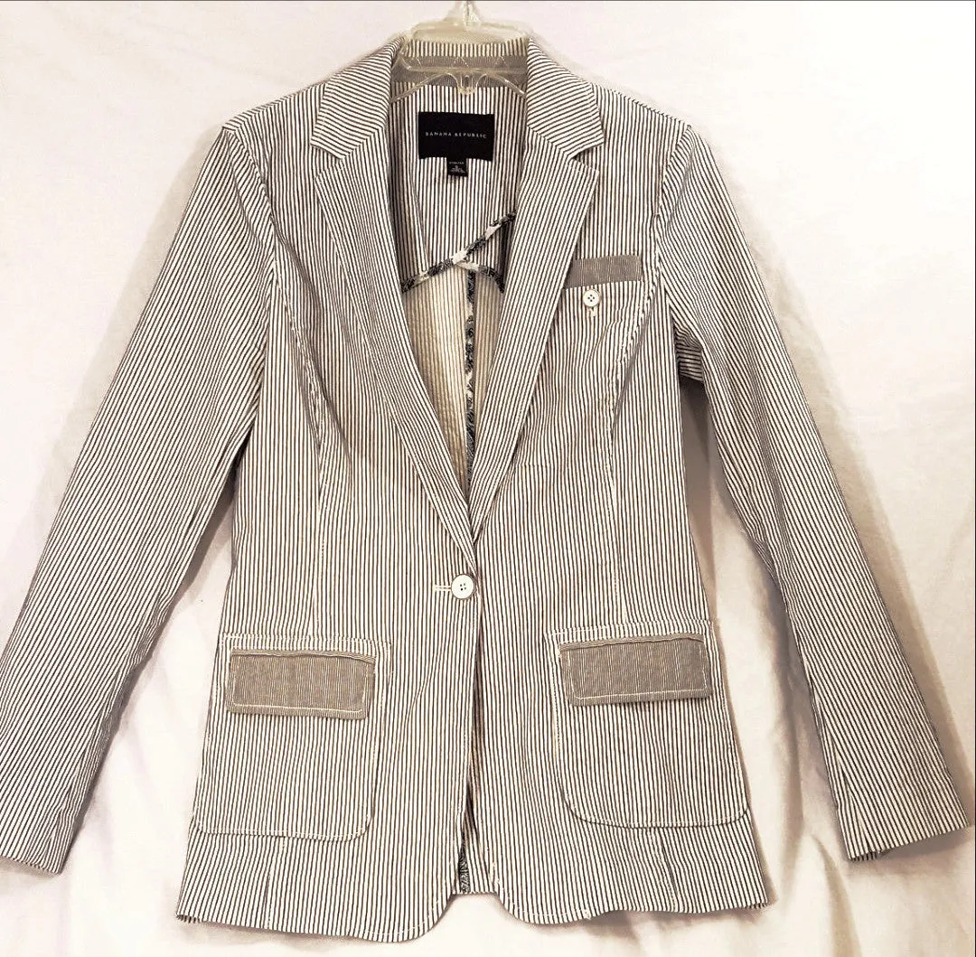 Banana Republic Striped Blazer