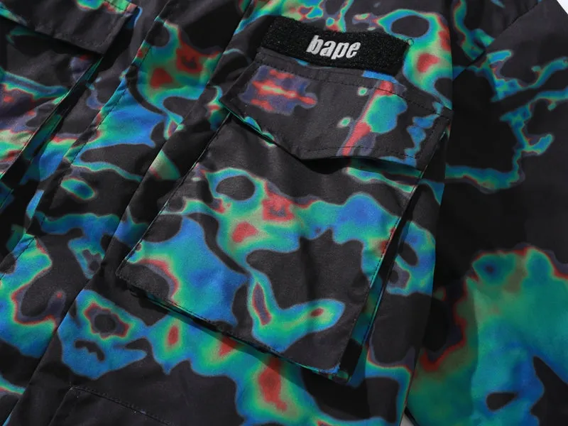 BAPE Thermography Loose Fit M-65 Jacket Black