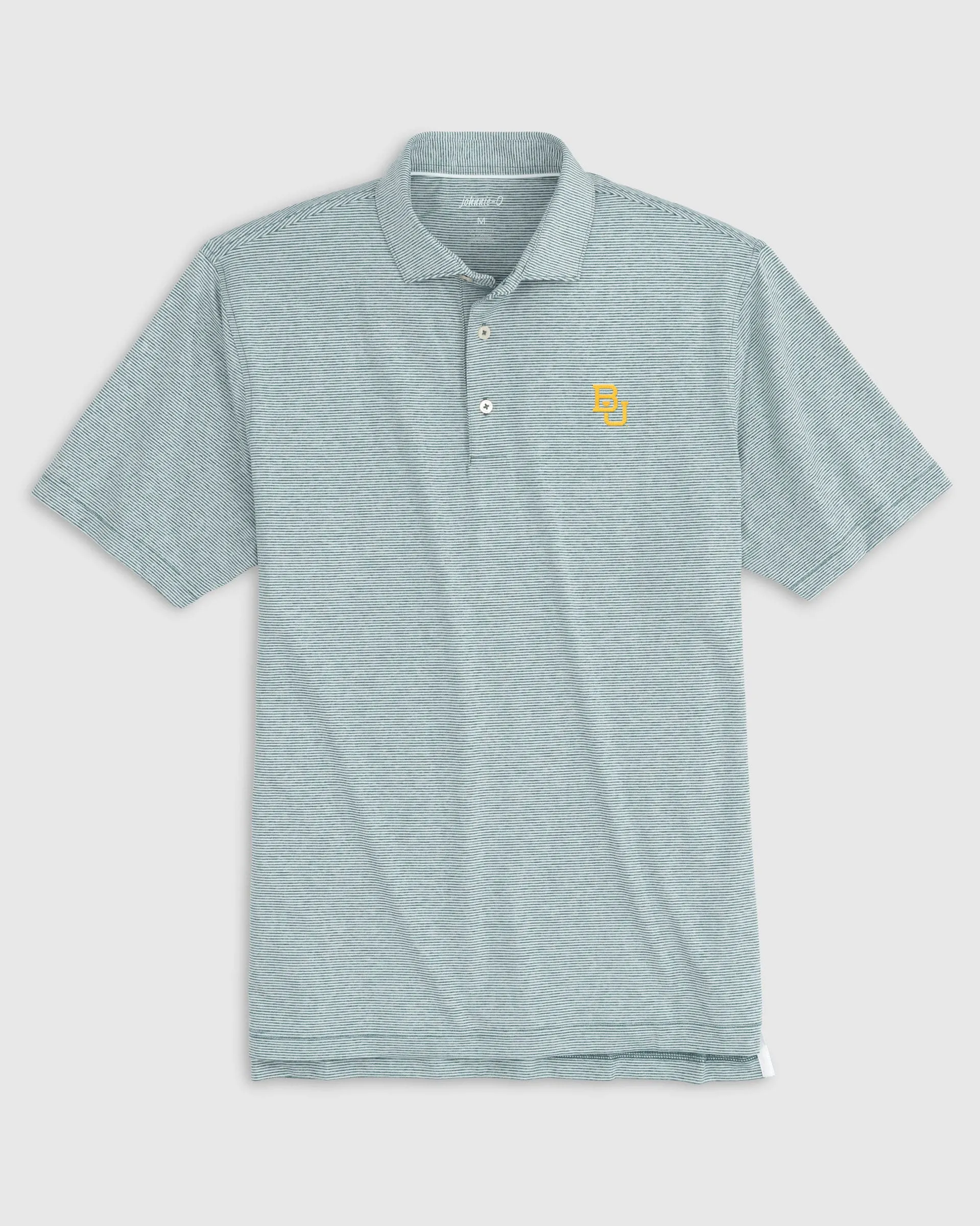 Baylor Lyndonn Striped Jersey Performance Polo