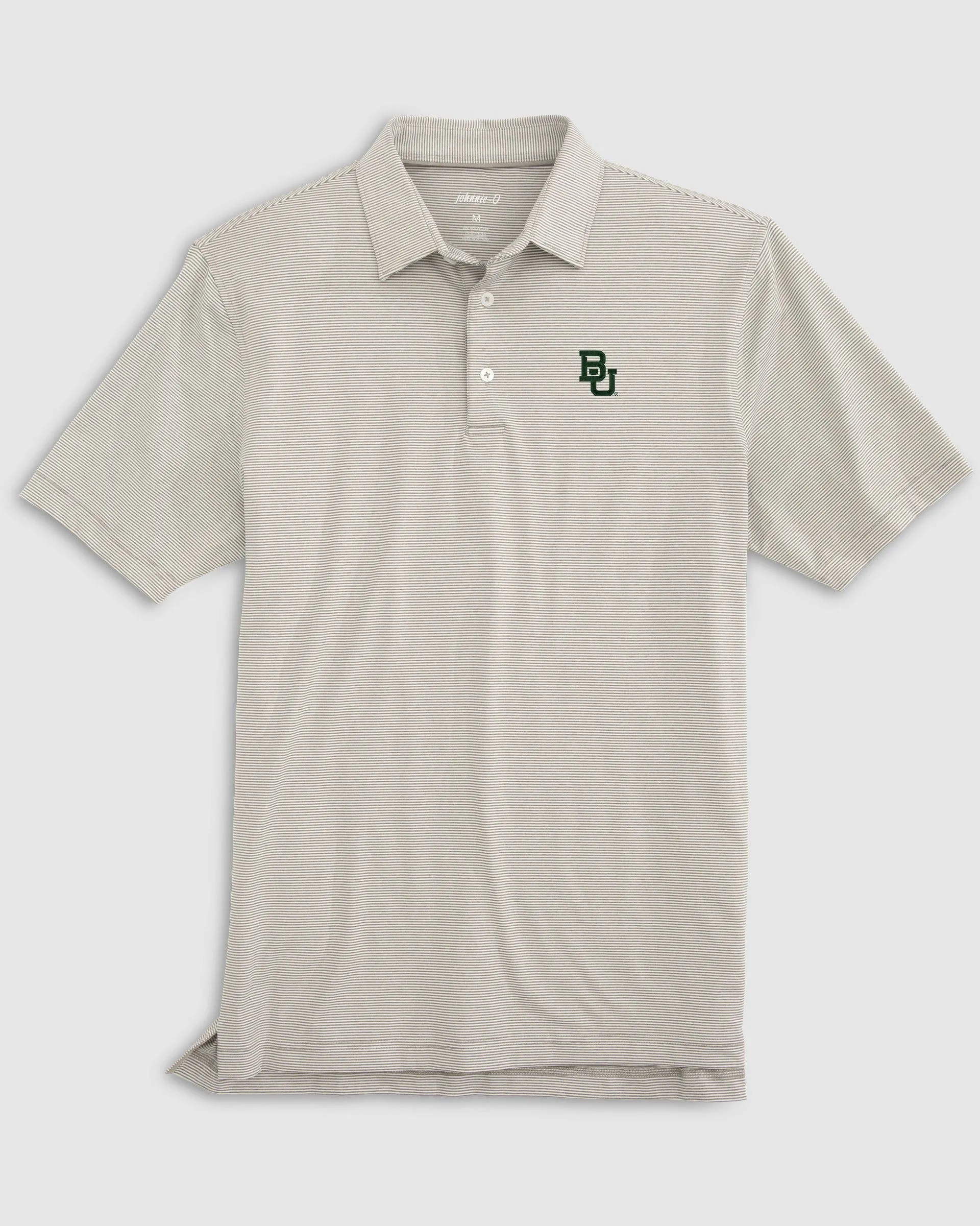 Baylor Lyndonn Striped Jersey Performance Polo