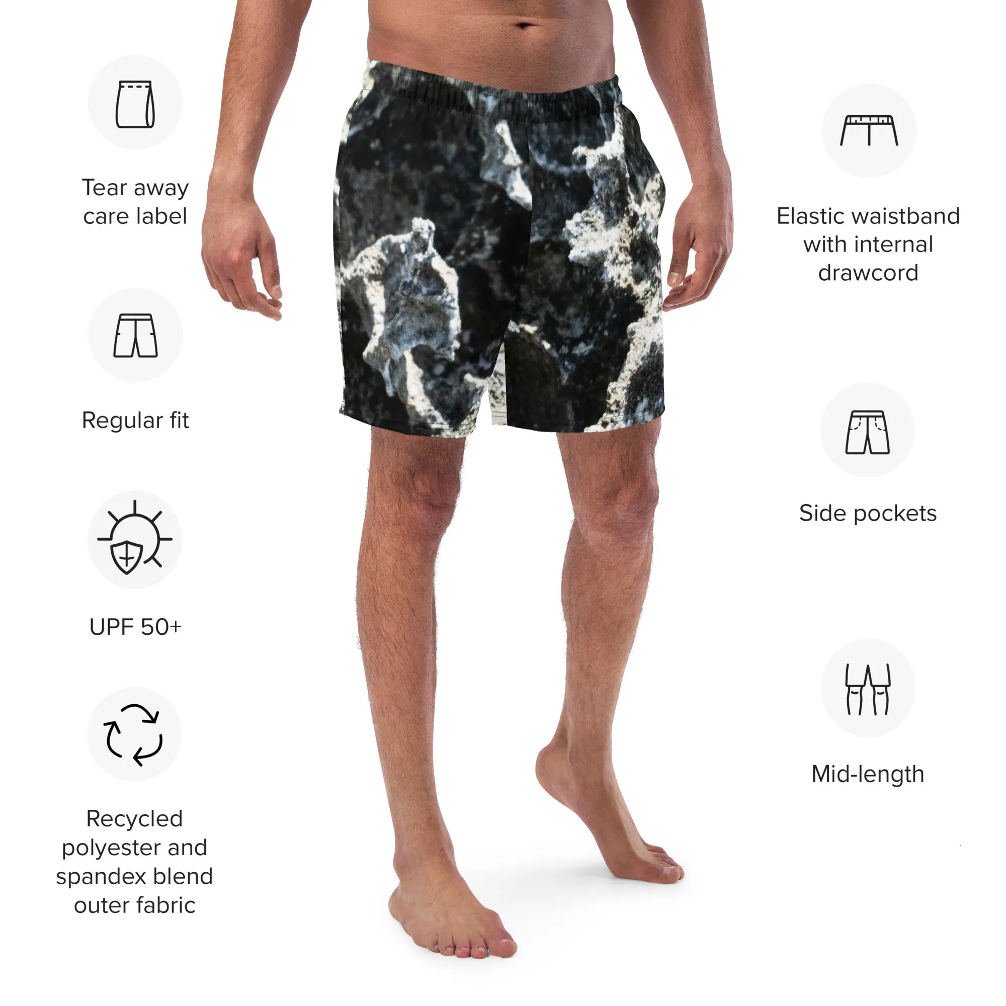 Beach Camo Swim Trunks XT