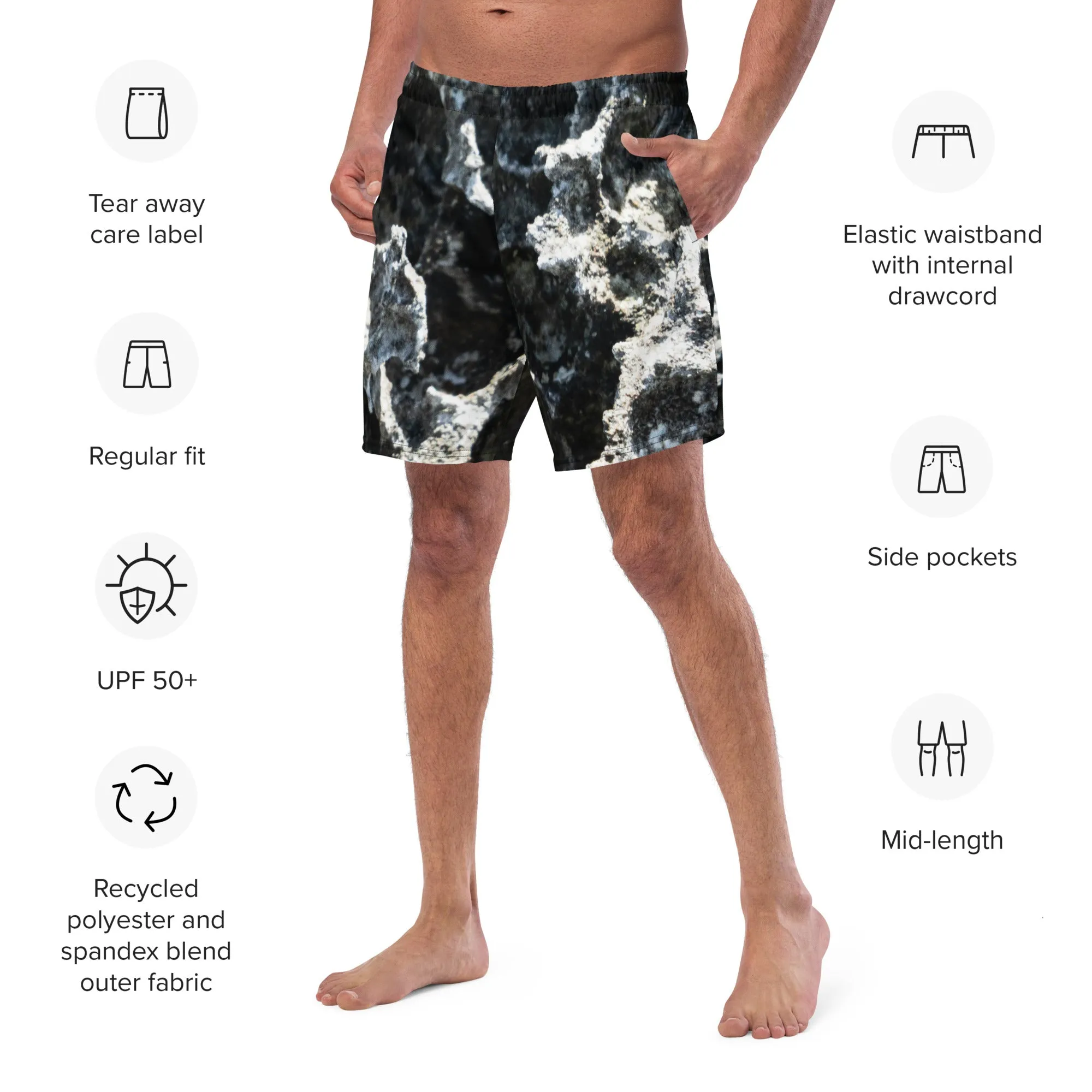 Beach Camo Swim Trunks XT