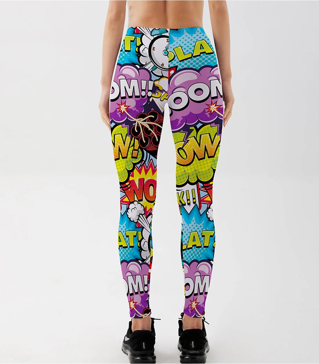 BerriesJam - 3D Printed Push Up Cartoon Comic Game Styles Leggings