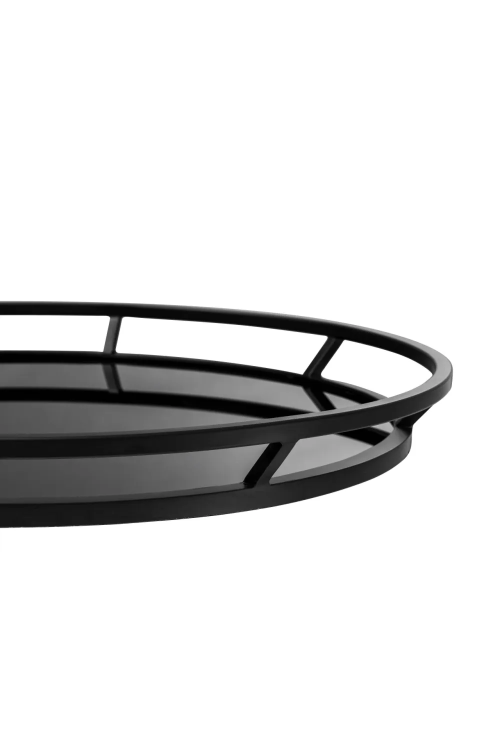 Black Metallic Decorative Tray | Eichholtz Gaia