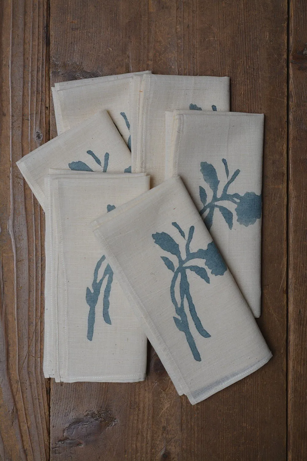 Block Printed Cotton Table Napkins