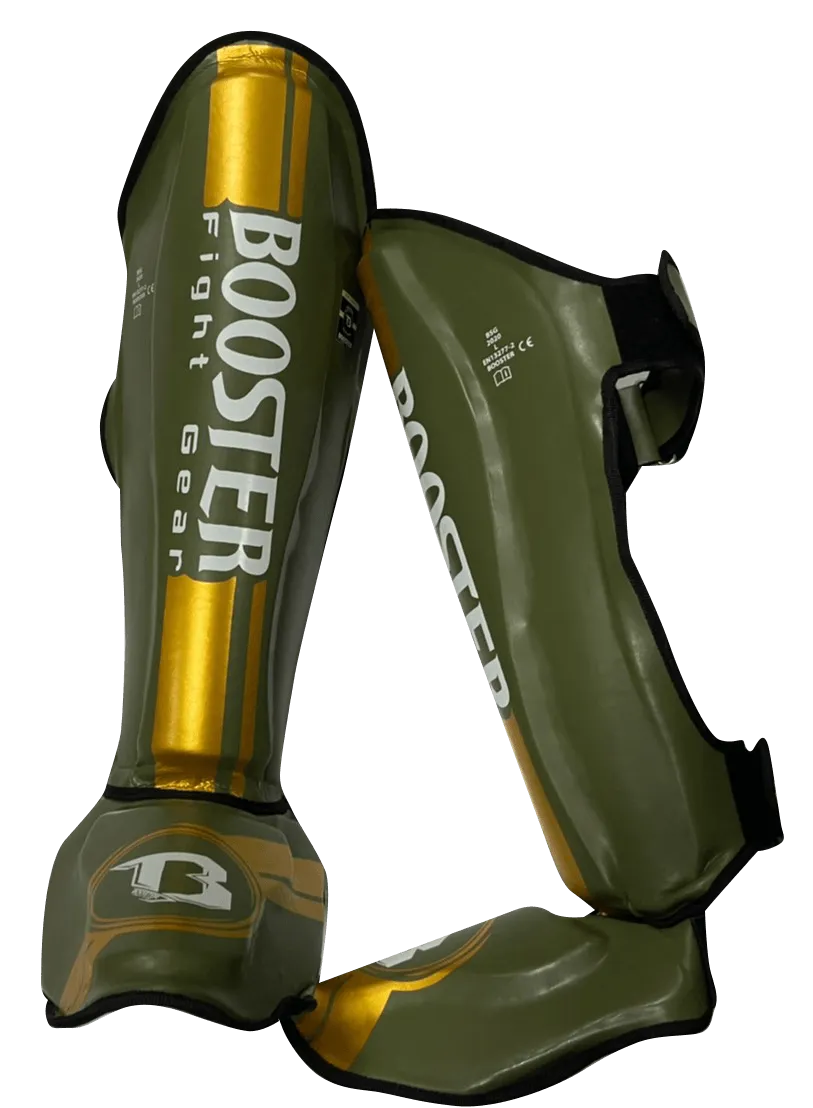 Booster Shin Guards BSG V3 Green Gold