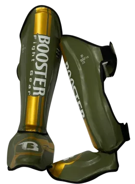 Booster Shin Guards BSG V3 Green Gold