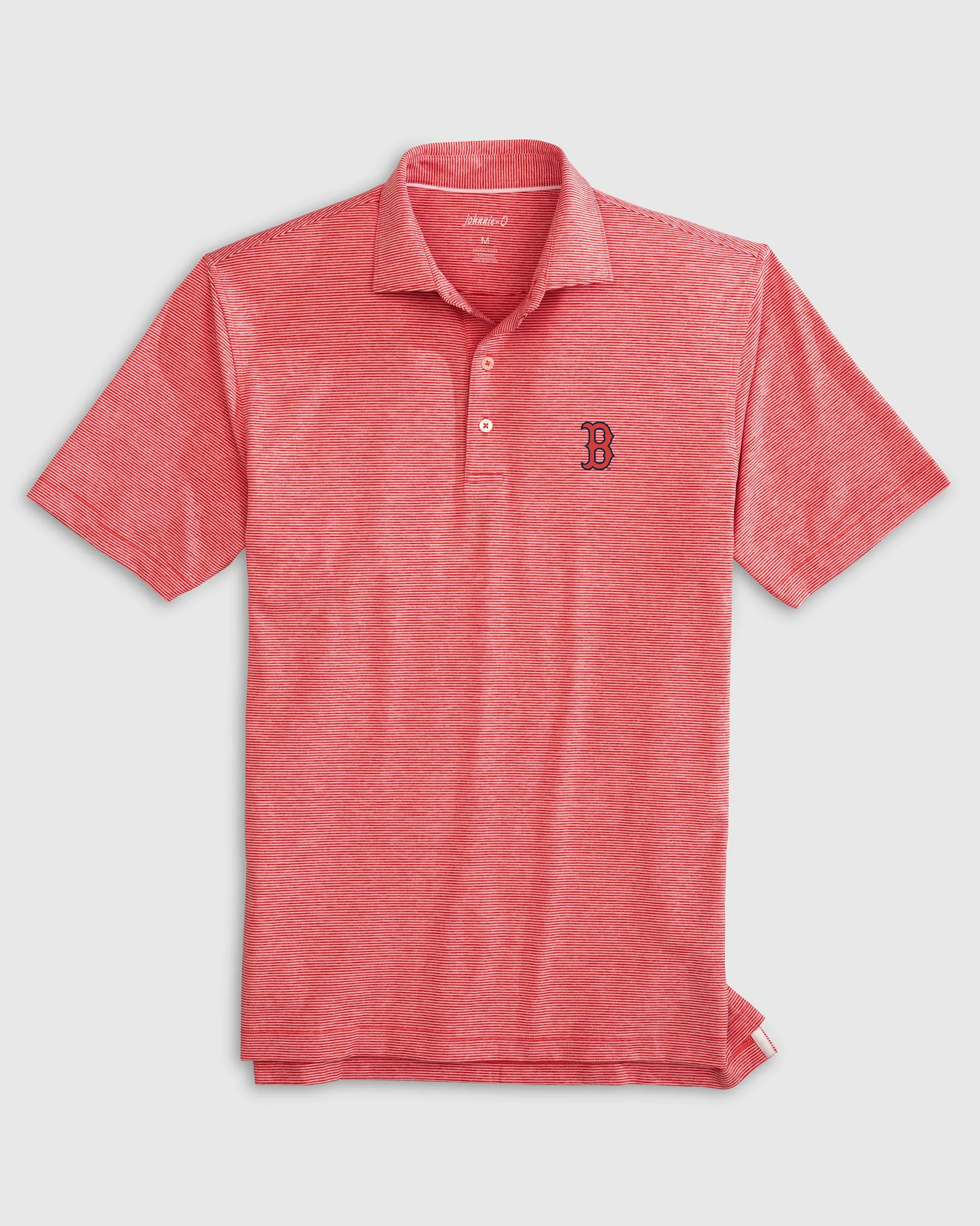 Boston Red Sox Lyndonn Striped Jersey Performance Polo