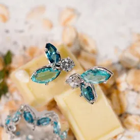 Butterfly Earrings [Mint Chocolate]