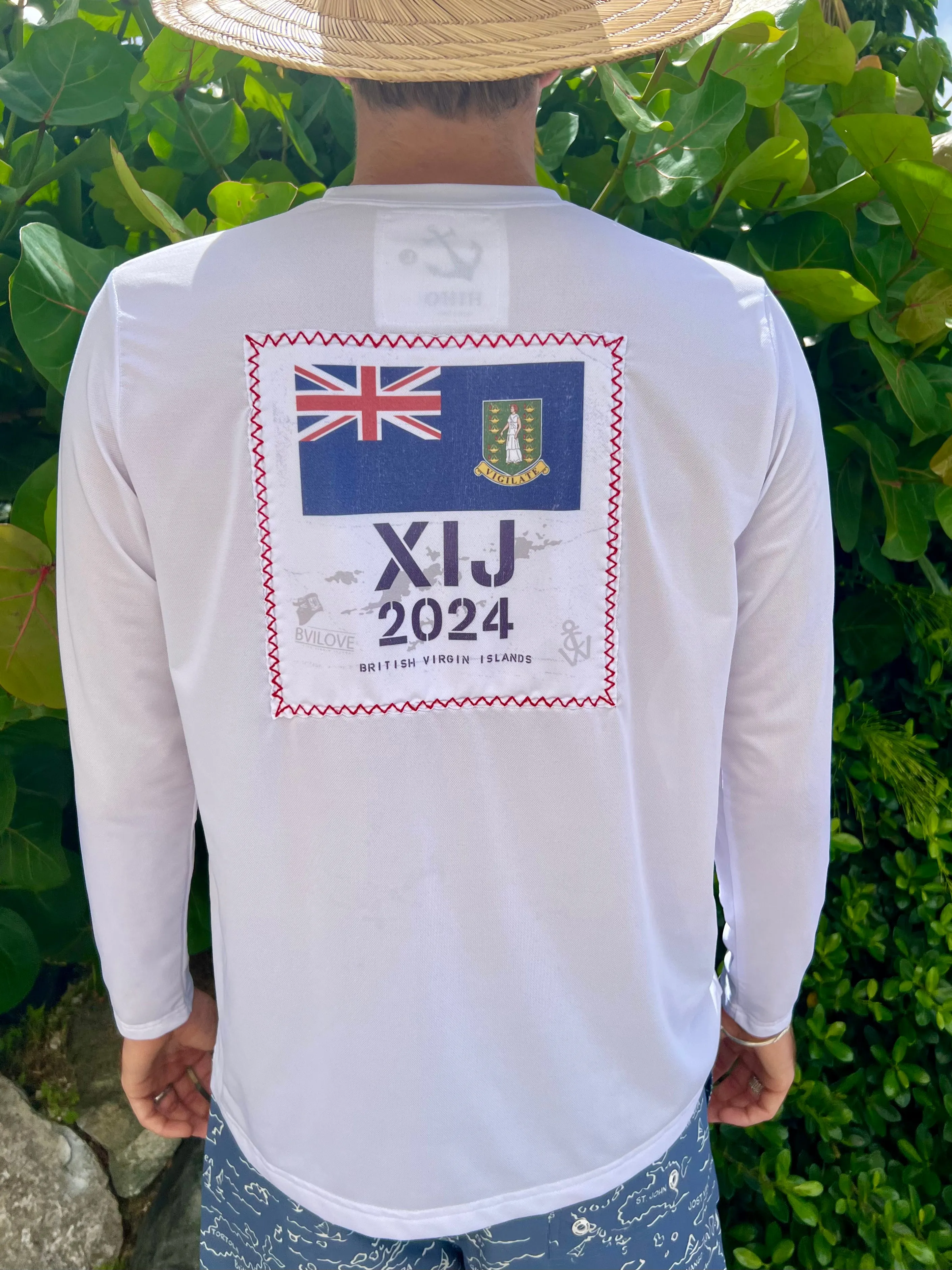 BVI XIJ24 Patch UPF50 Shirt - White