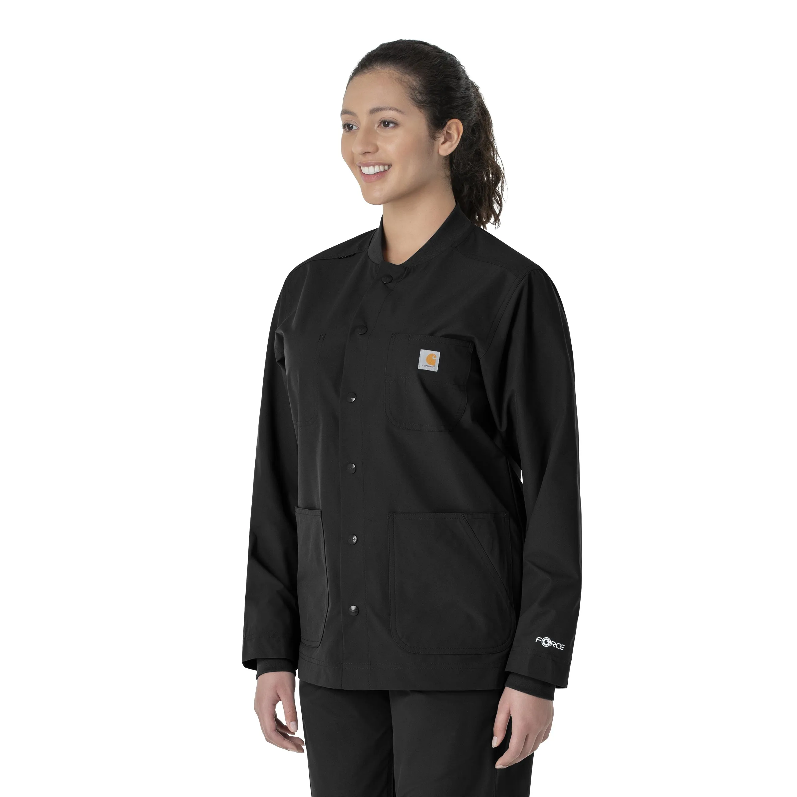 Carhartt Force Essentials Unisex Chore Coat - Black