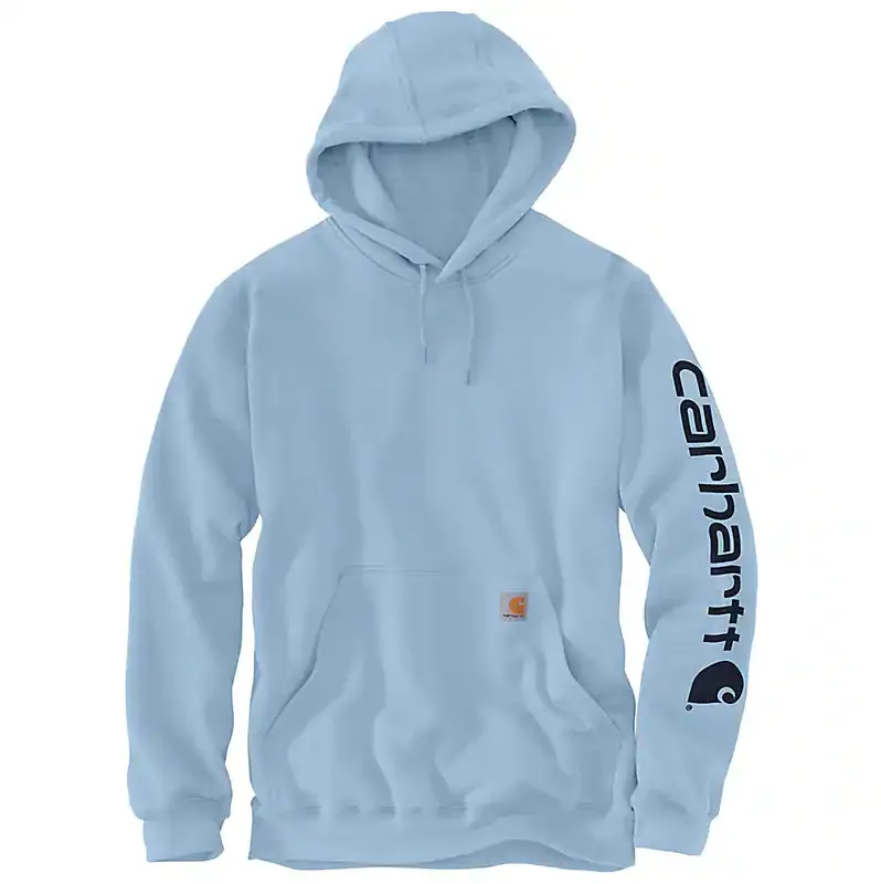 Carhartt - Men's Loose Fit Midweight Logo Sleeve Graphic Hoodie - K288