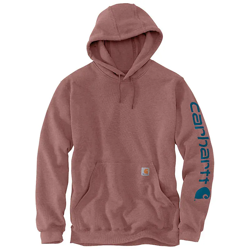 Carhartt - Men's Loose Fit Midweight Logo Sleeve Graphic Hoodie - K288