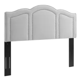 Cecilia Full/Queen Performance Velvet Headboard By Modway - MOD-6309 - Light Gray