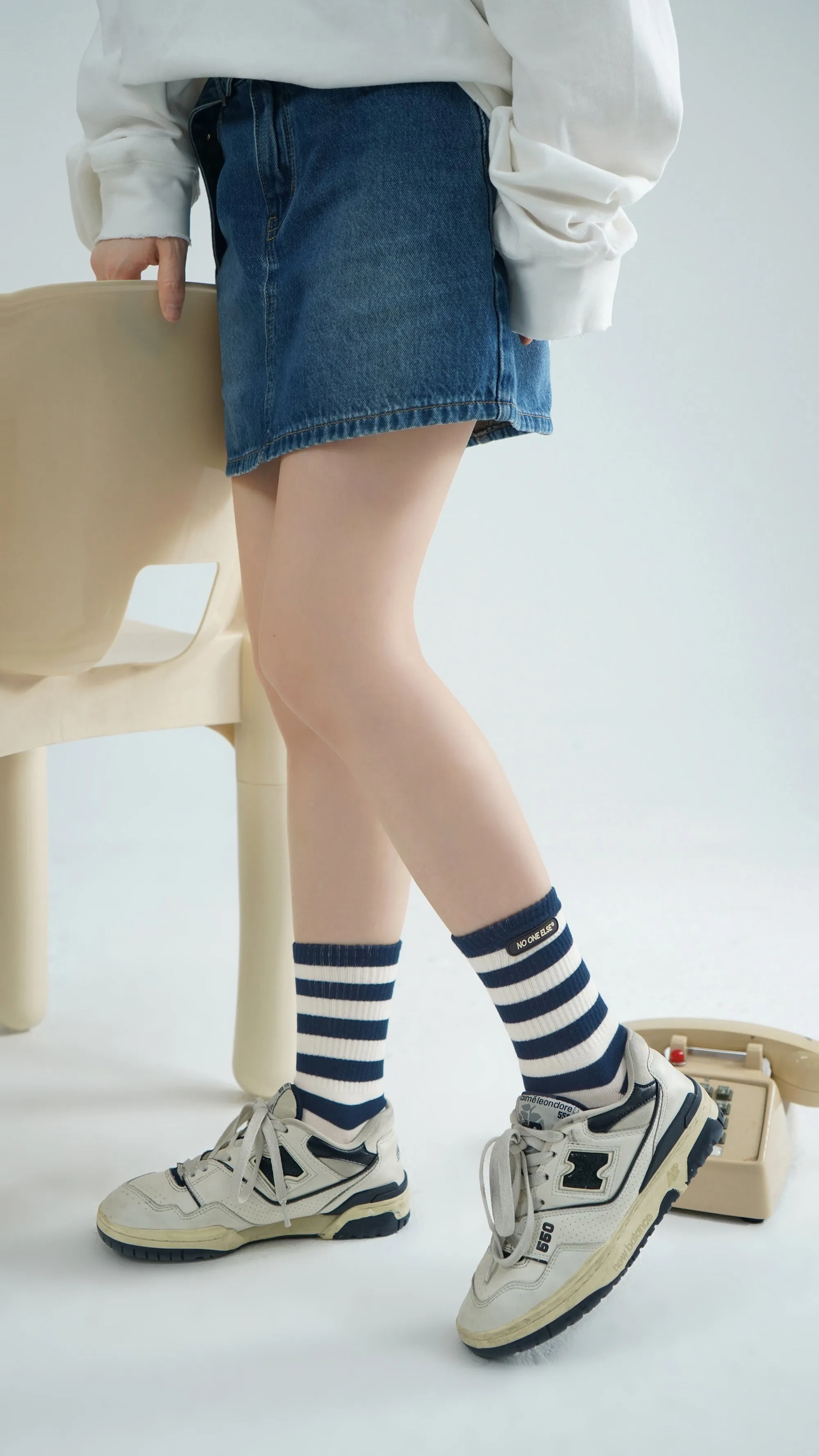 Classic Striped High Socks