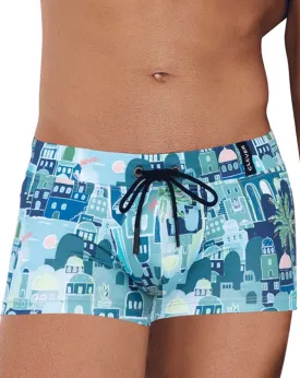 Clever 1253 Cassiel Swim Trunks Blue