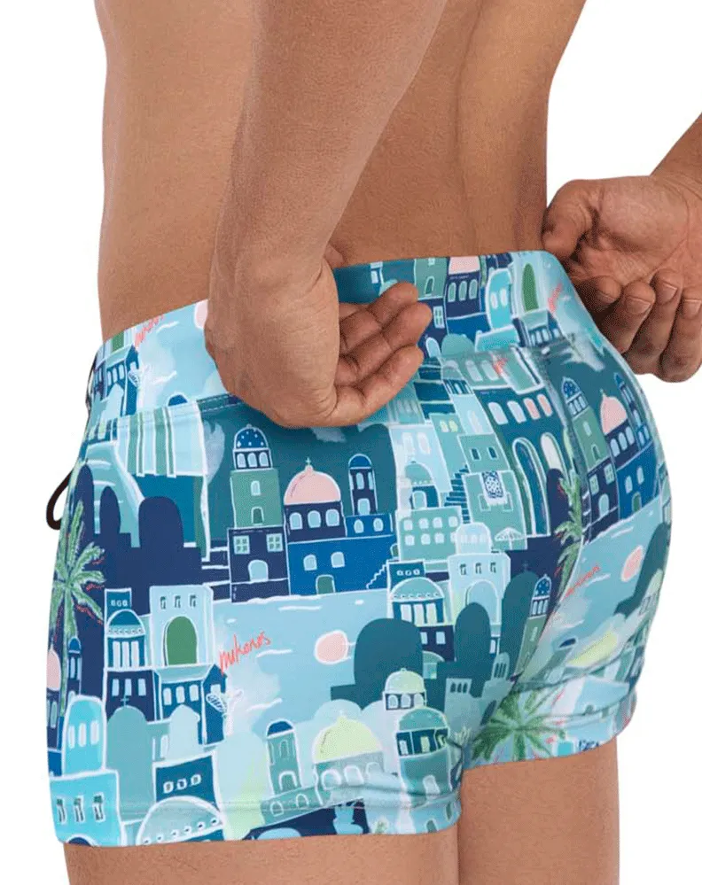 Clever 1253 Cassiel Swim Trunks Blue