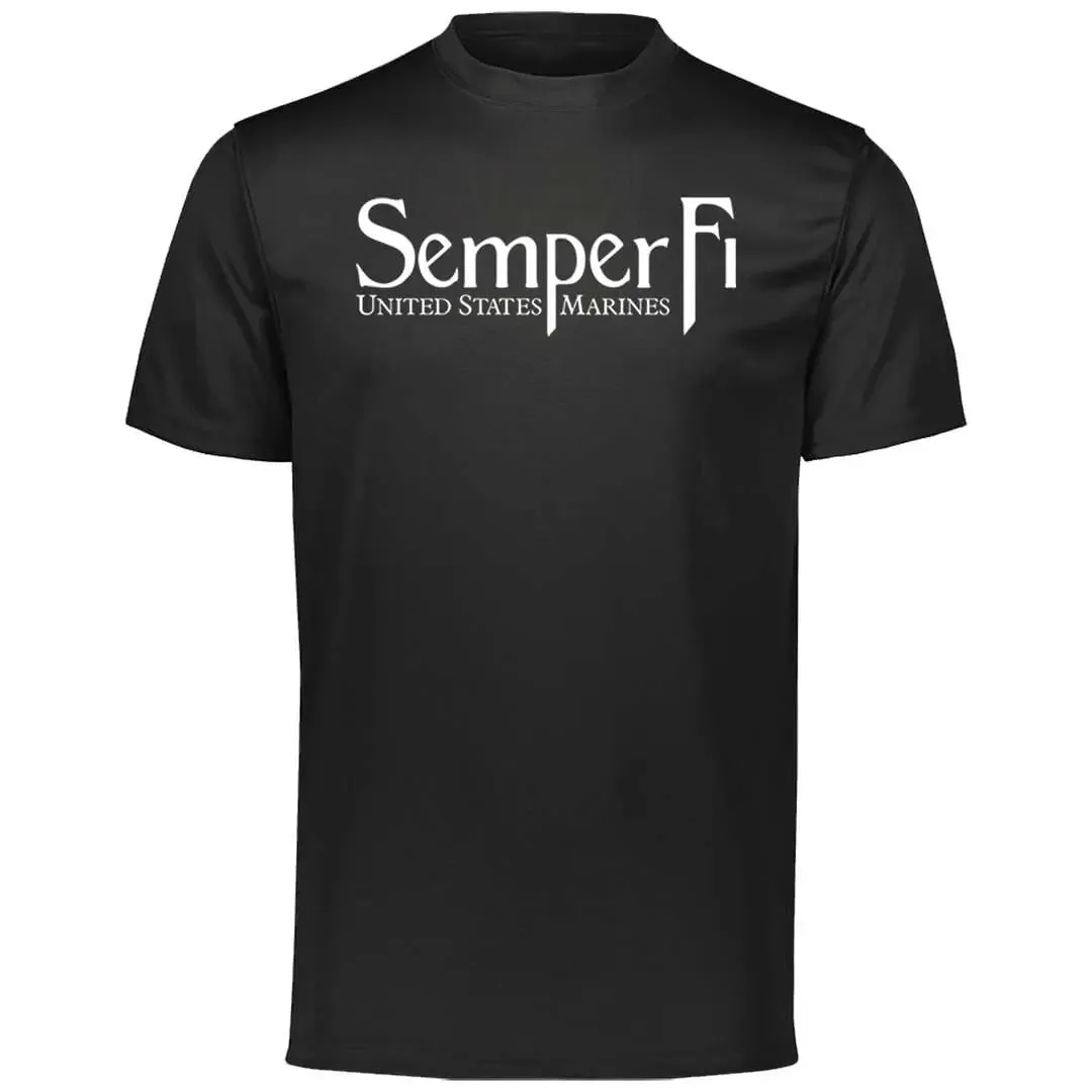 Closeout White Semper Fi Performance Tee