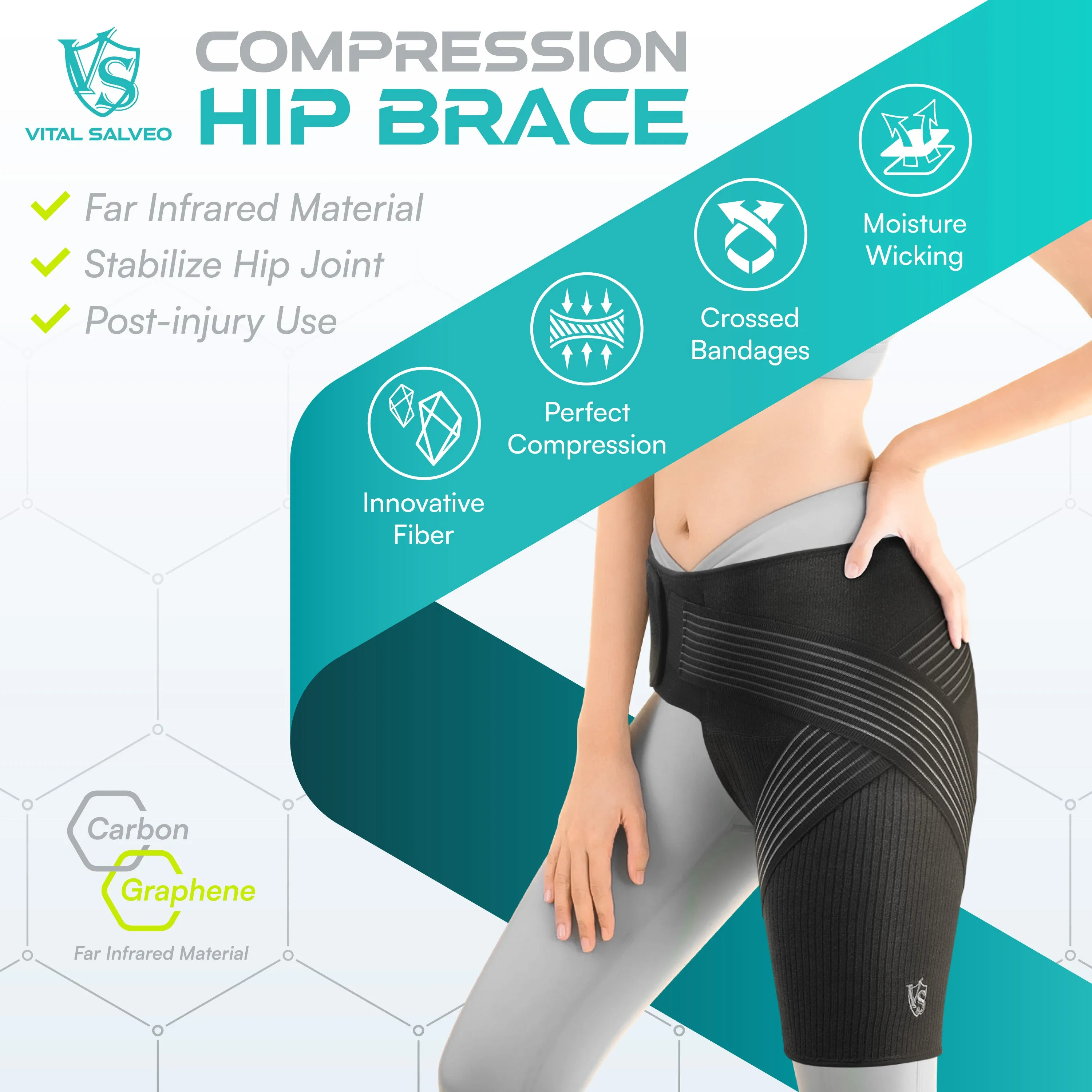 COMPRESSION RECOVERY HIP BRACE