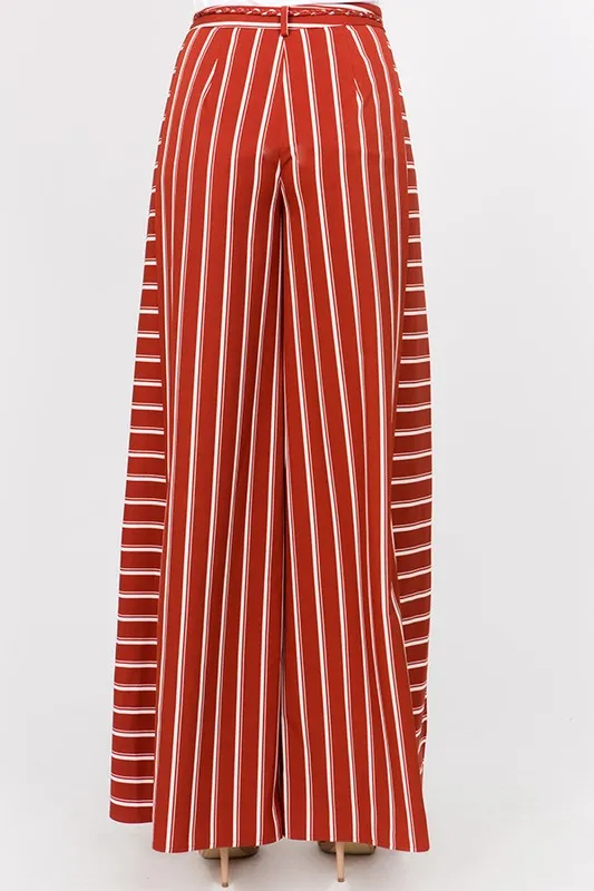 Darling Red Striped Pants