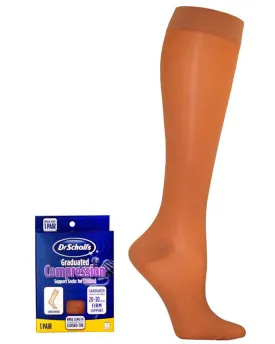 Dr. Scholl's Women's Premier Sheer 20-30 mmHg Closed Toe Knee Highs