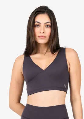 Elevate Touch Wrap Bra Espresso