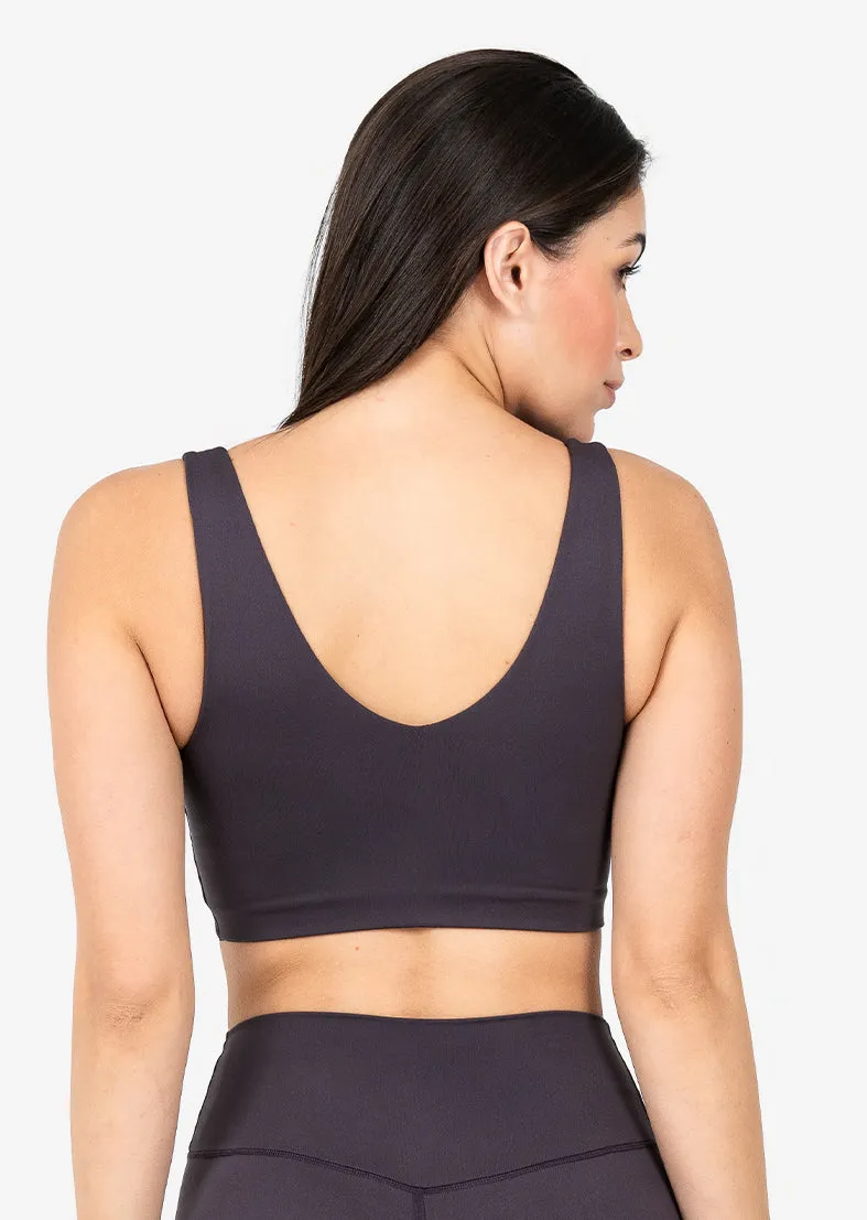 Elevate Touch Wrap Bra Espresso