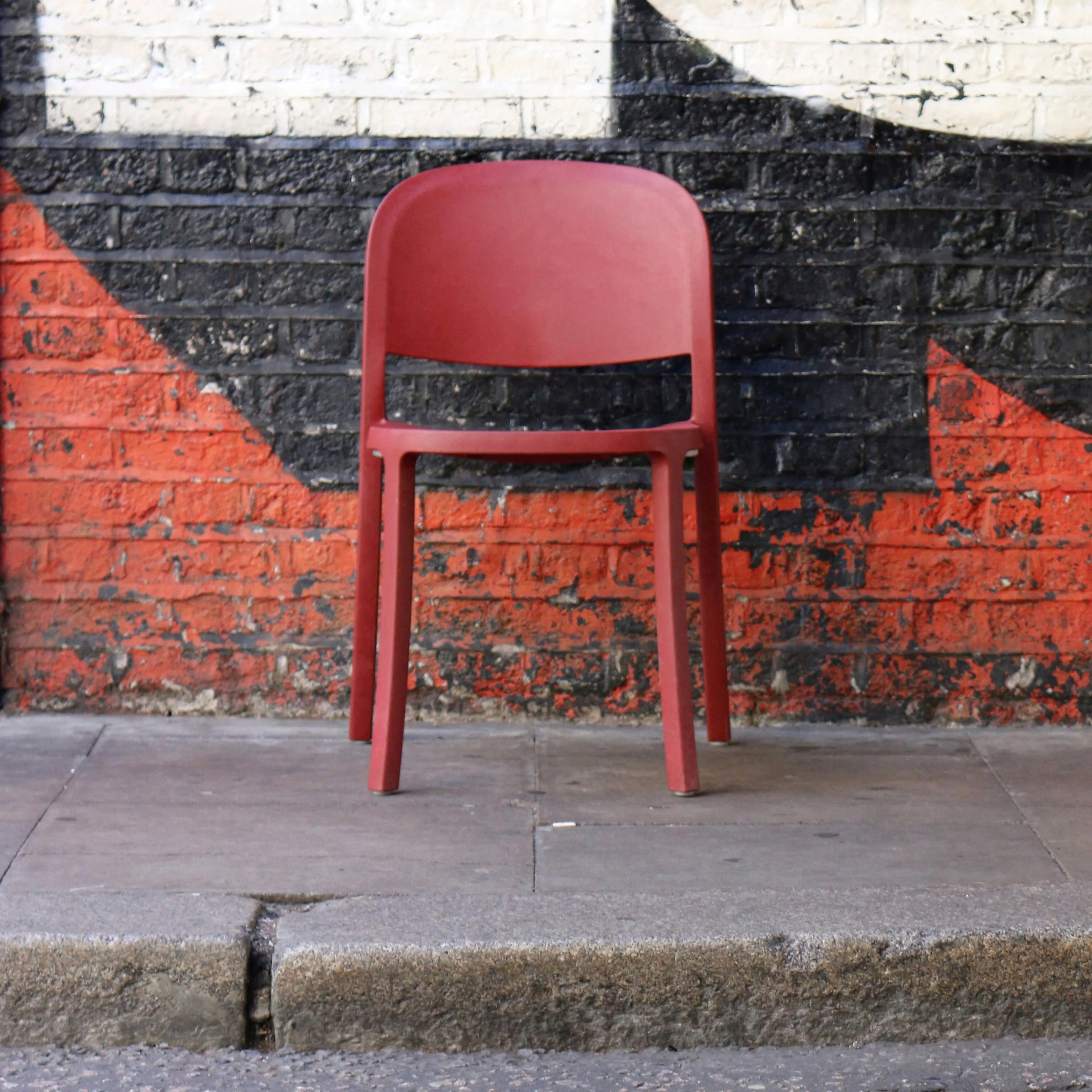 Emeco 1 Inch Reclaimed Stacking Chair - Bordeaux