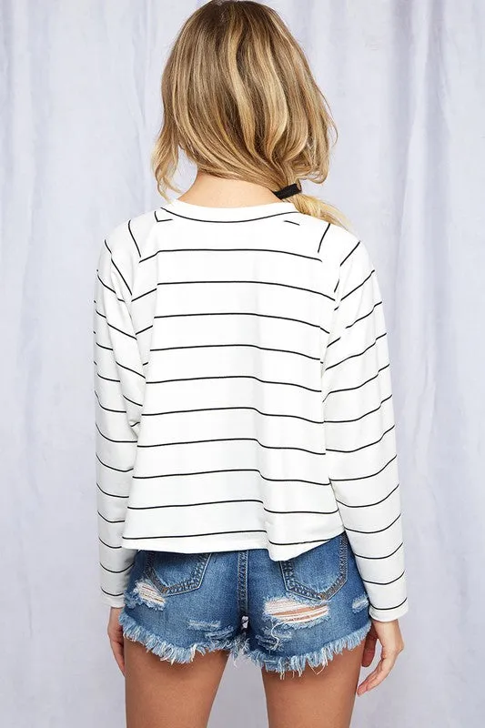 Essential Striped Cotton Top