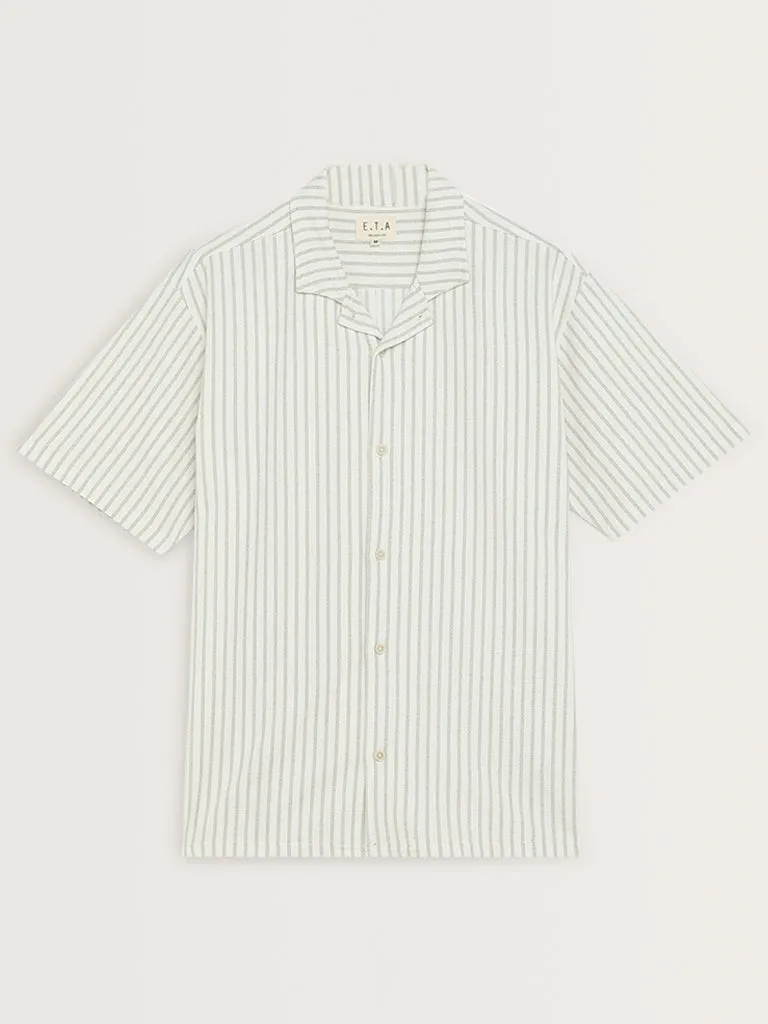 ETA Off-White Stripes Relaxed-Fit Shirt